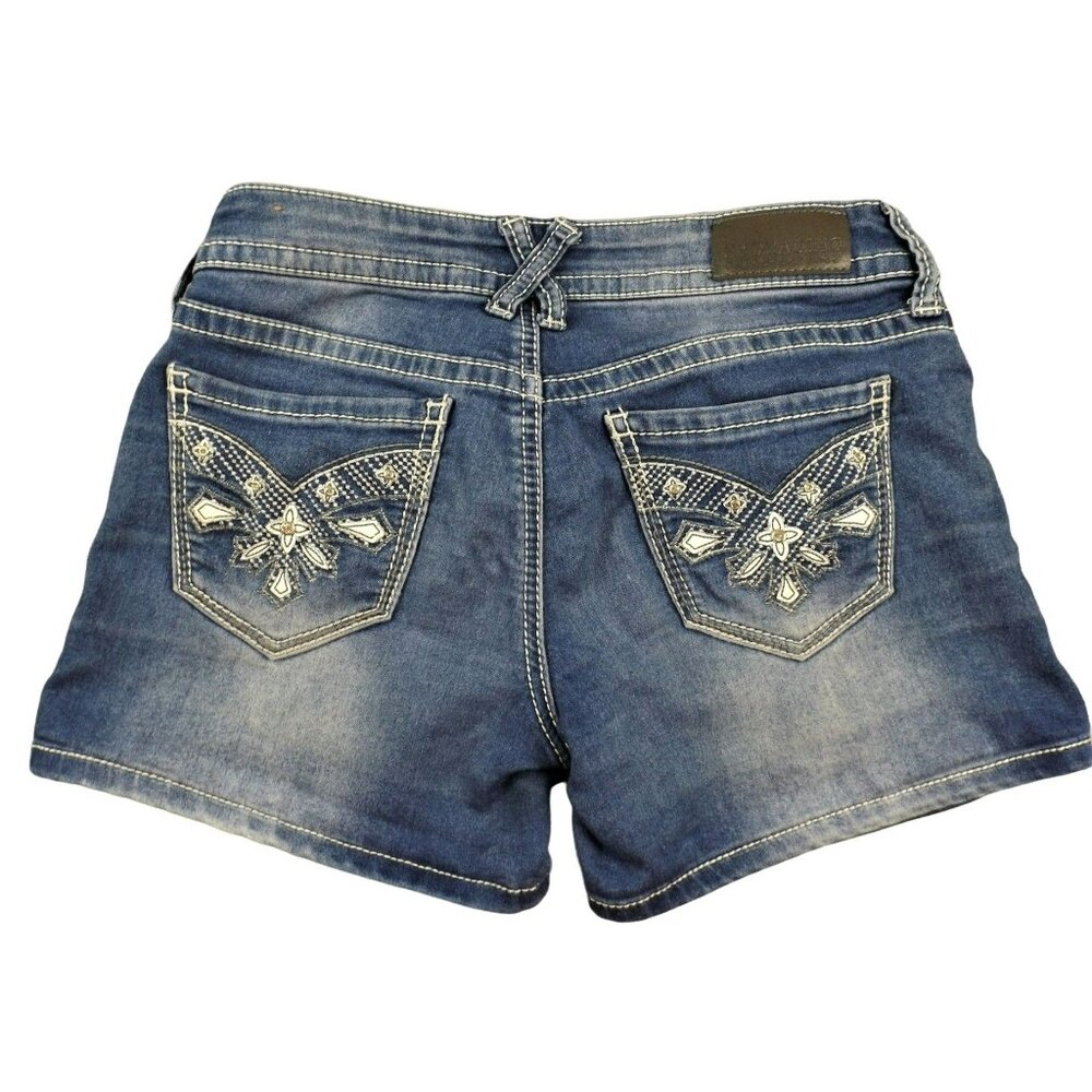 Hydraulic Womens Shorts Low Rise and Decorative Back Pockets size 3/4   JH1110